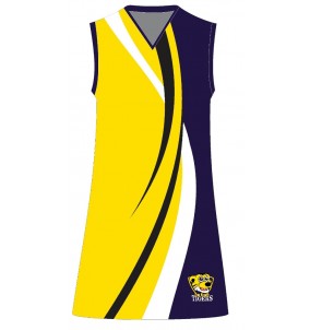 Tom Newby 1st Team Netball Dress - Fitting Chart